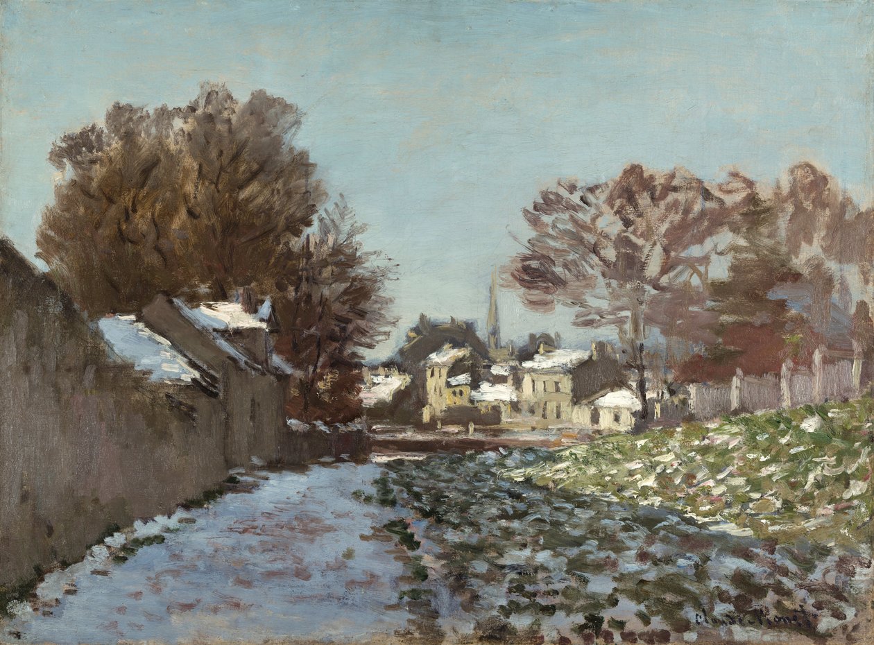 Lunta Argenteuilissa tekijältä Claude Monet