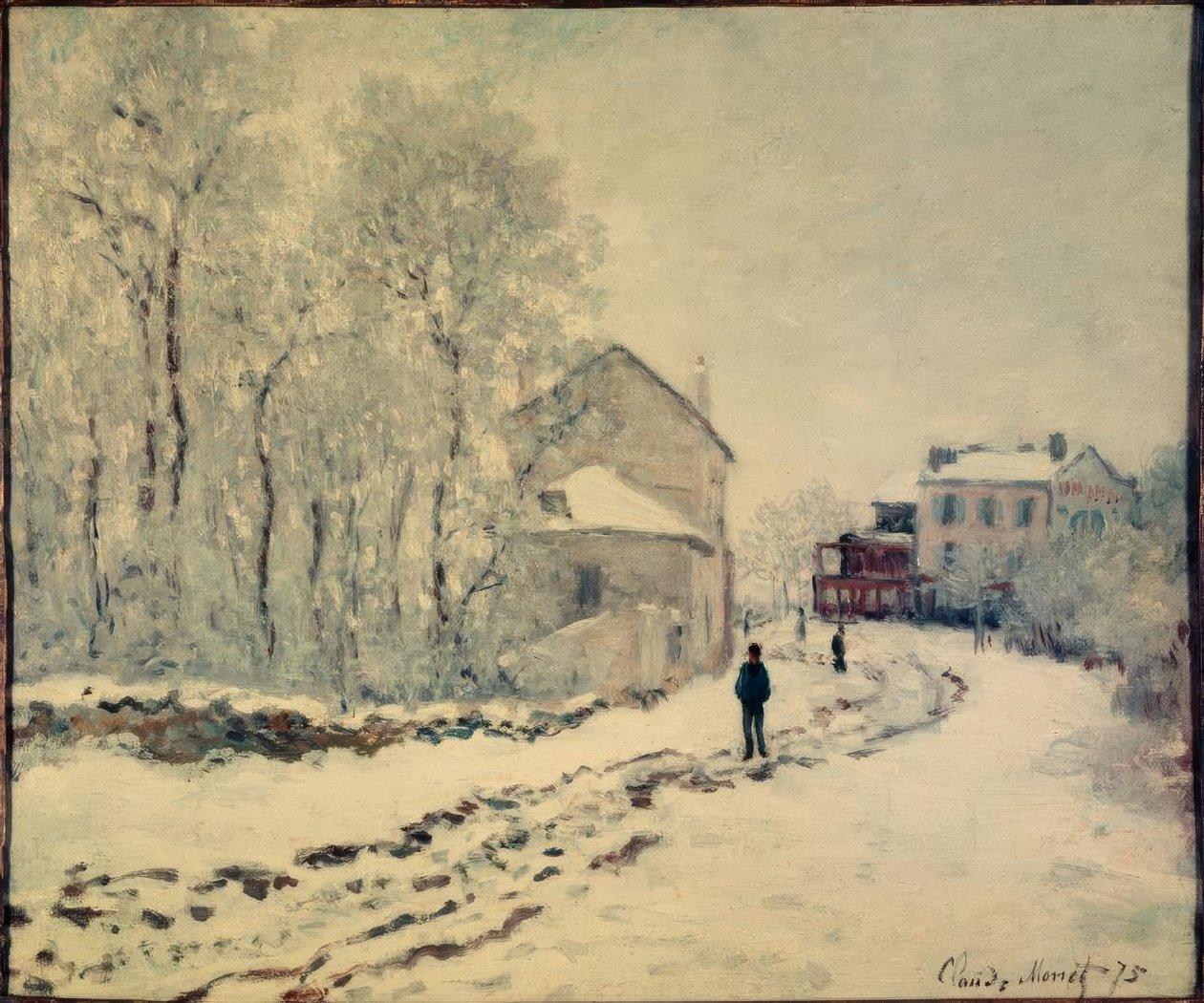 Neige à Argenteuil tekijältä Claude Monet