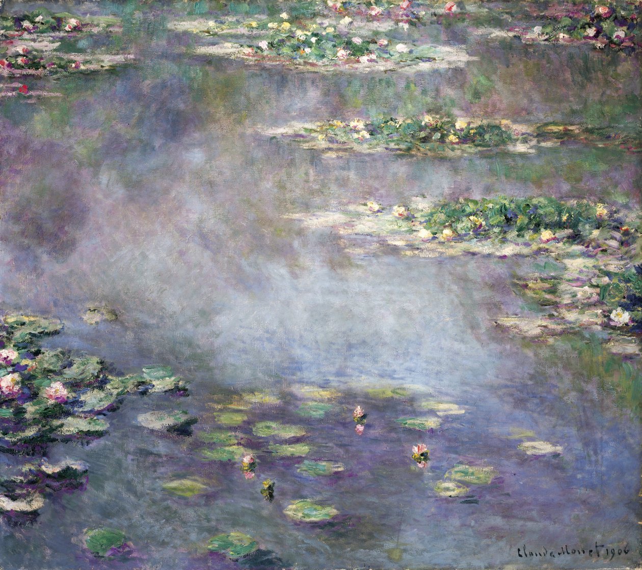 Vesililjat, 1906 tekijältä Claude Monet