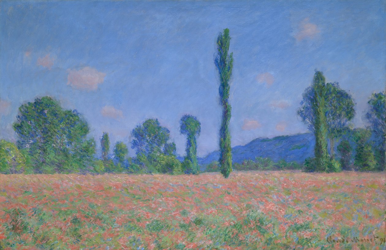 Unikkokenttä (Giverny) tekijältä Claude Monet