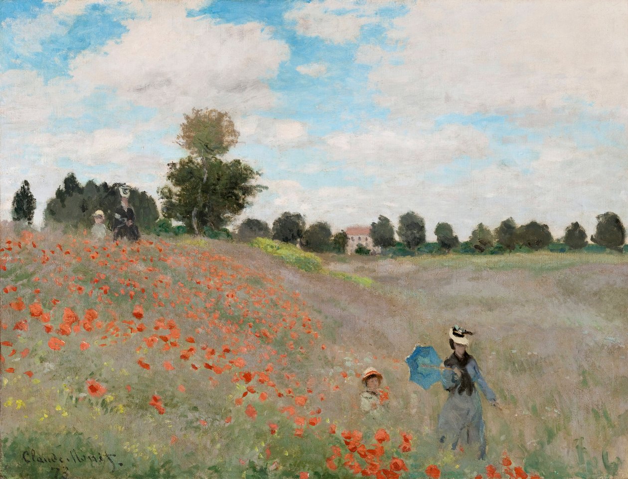 Unikkopelto, 1873 tekijältä Claude Monet