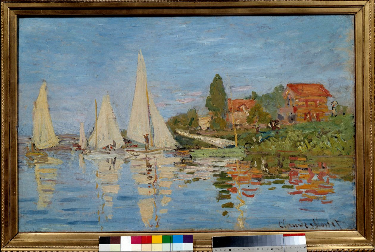 Regatta Argenteuilissa tekijältä Claude Monet