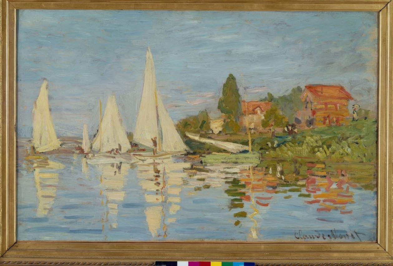 Régates à Argenteuil tekijältä Claude Monet