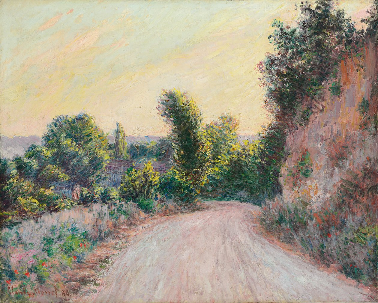 Tie; Tie, 1885 tekijältä Claude Monet