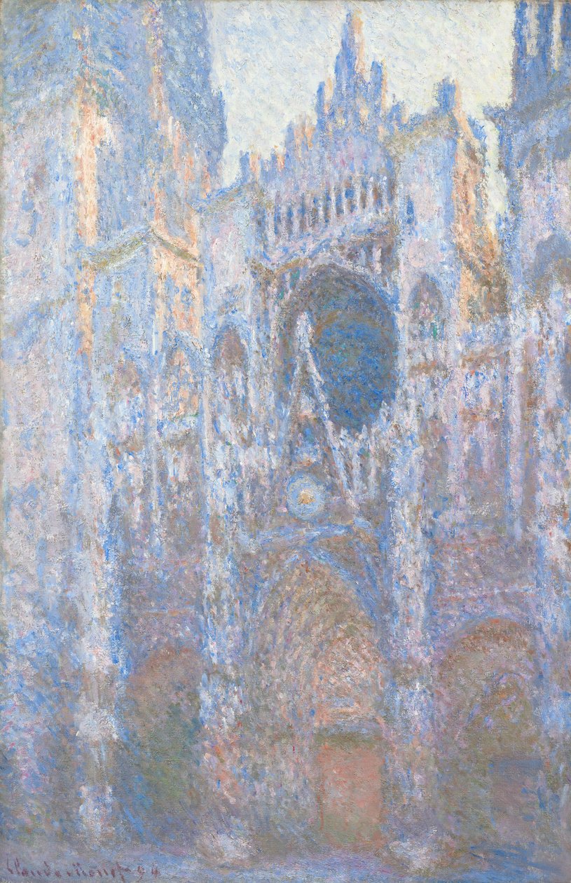 Rouenin katedraali, läntinen julkisivu tekijältä Claude Monet
