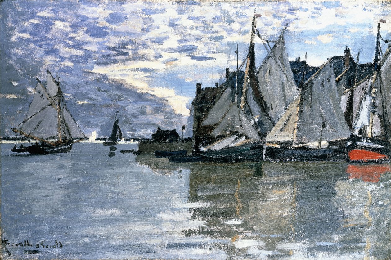 Purjeveneet, n. 1864-1866 tekijältä Claude Monet