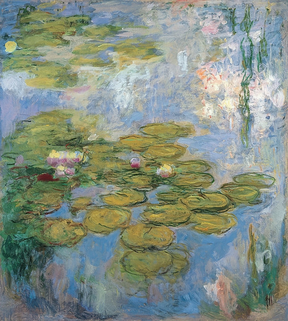 Vesililjat (nymphéas). 1916-19 tekijältä Claude Monet