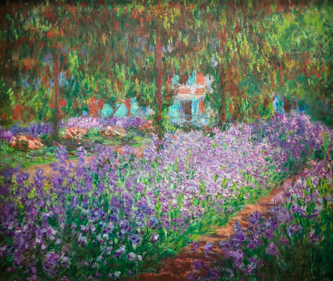 Taiteilijan puutarha Givernyssä tekijältä Claude Monet