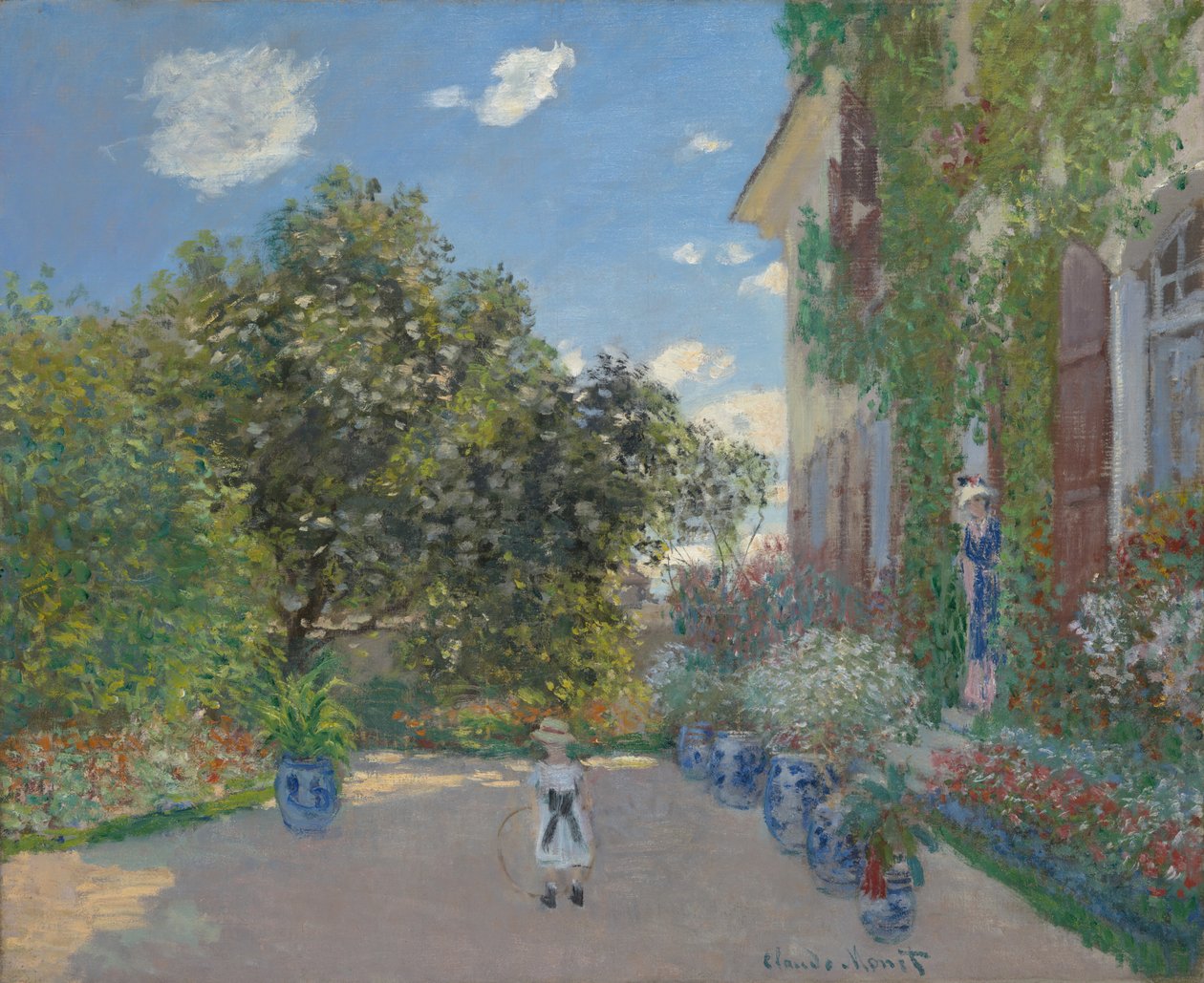 Taiteilijatalo Argenteuilissa, 1873. tekijältä Claude Monet