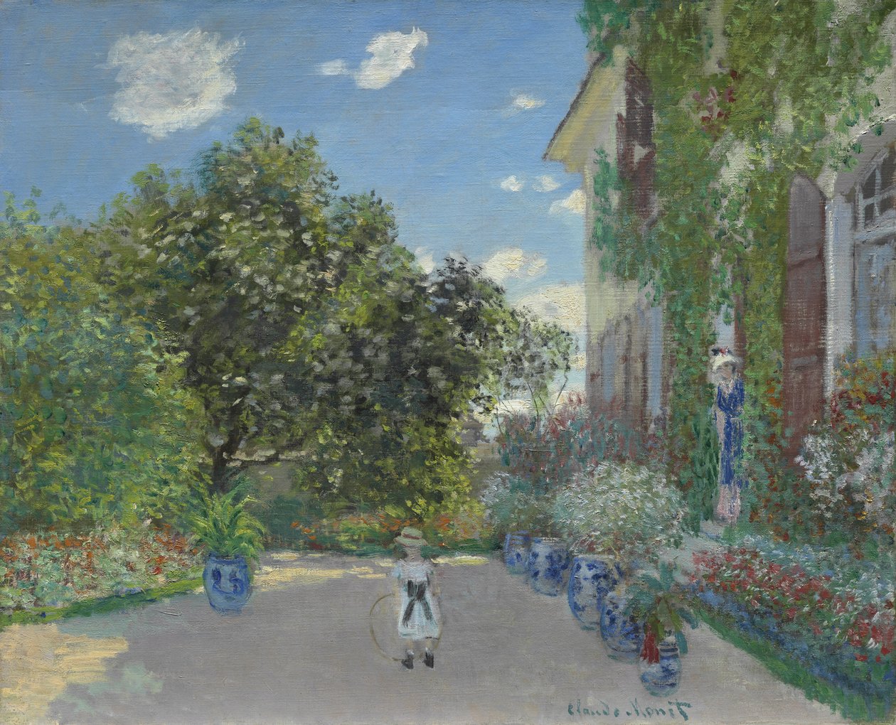 Taiteilijatalo Argenteuilissa, 1873 tekijältä Claude Monet