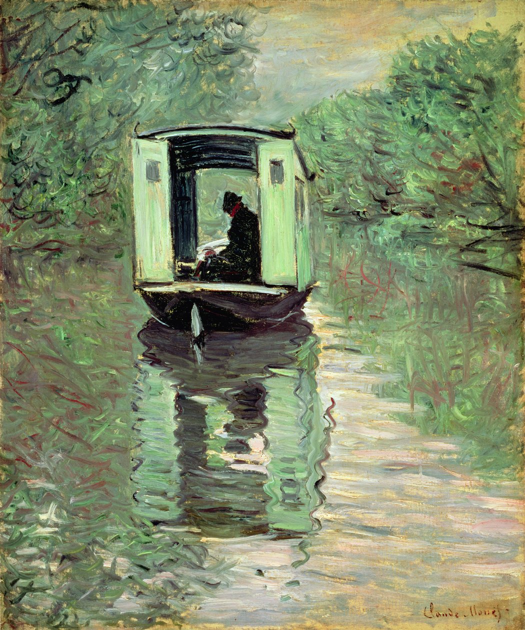 Venestudio, 1876 tekijältä Claude Monet