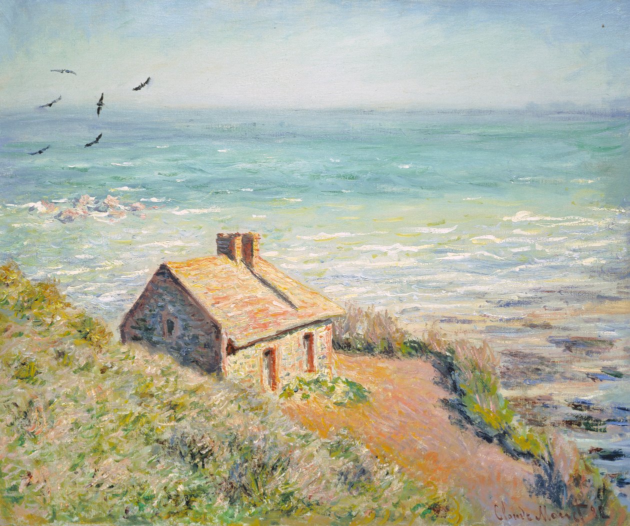 Tullimaja, Aamu, 1882 tekijältä Claude Monet
