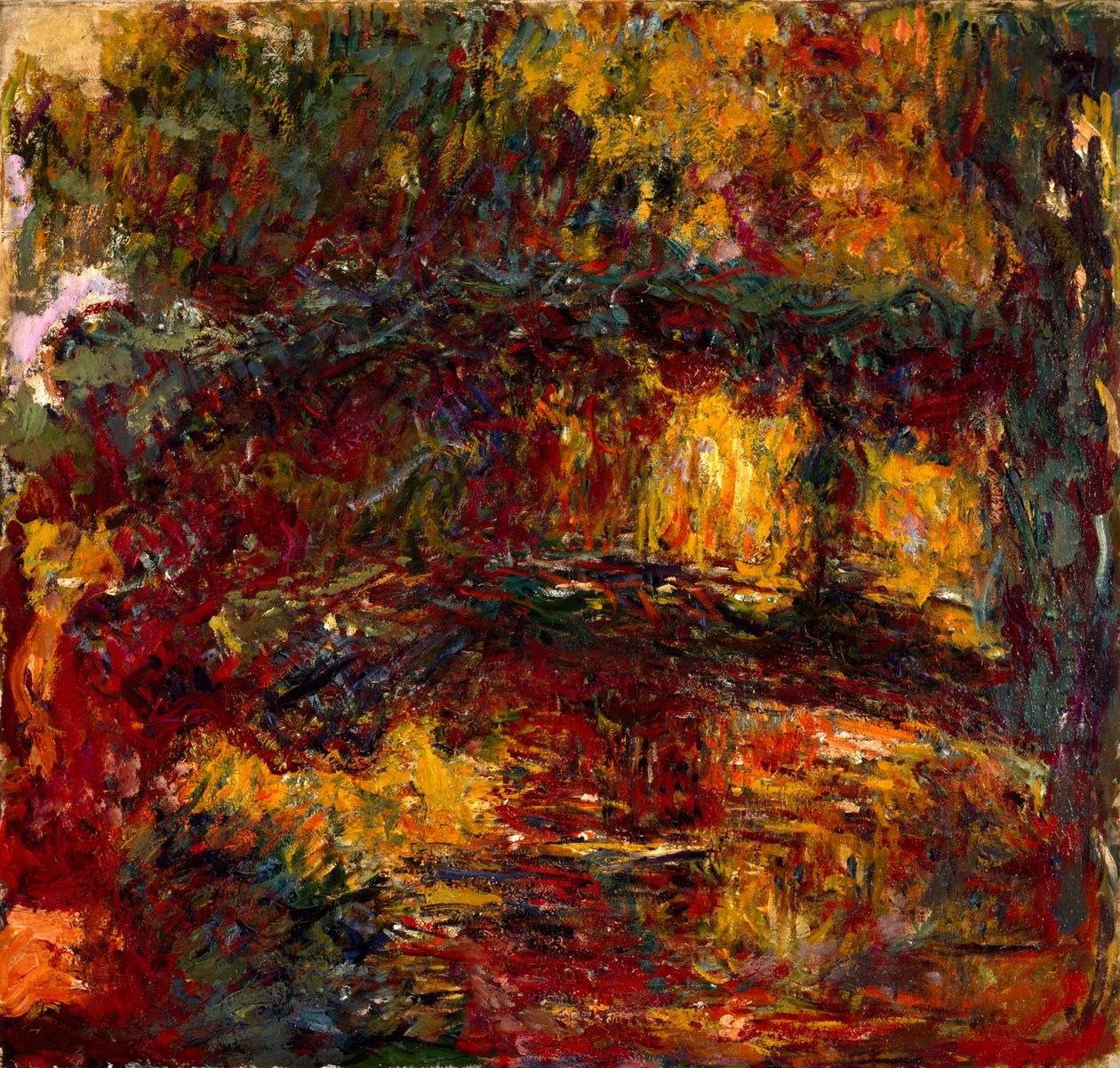 Japanilainen silta, 1923 tekijältä Claude Monet