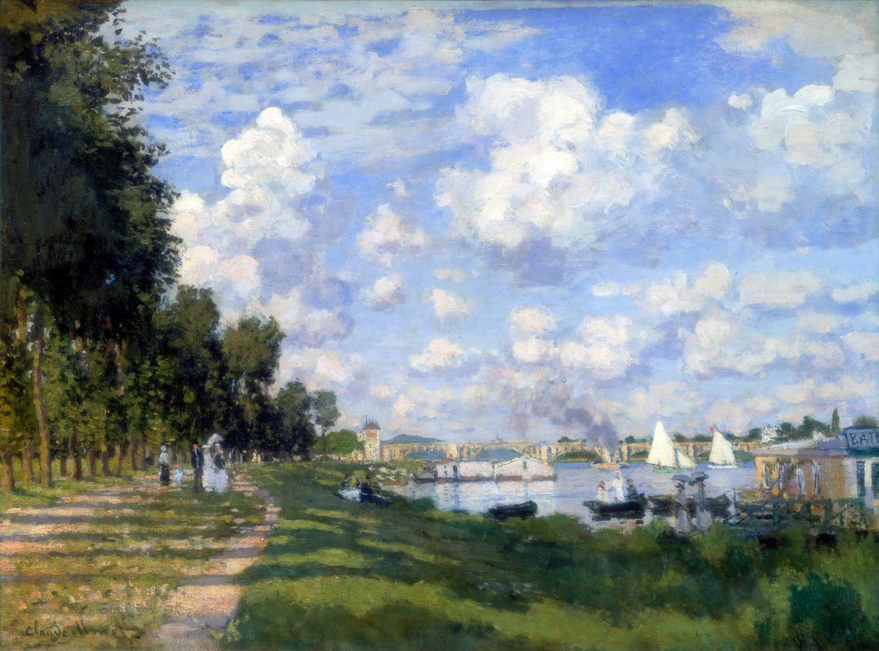 Marina Argenteuilissa, 1872 tekijältä Claude Monet