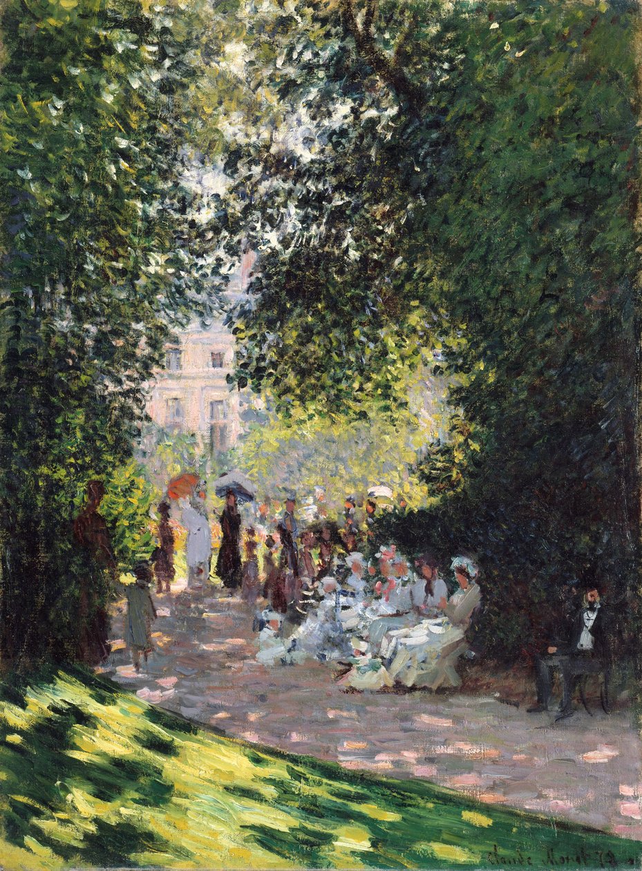 Parc Monceau tekijältä Claude Monet