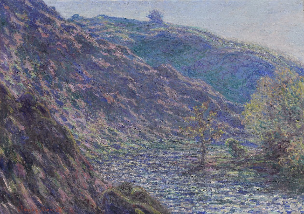 Petite Creuse -joki, 1889 tekijältä Claude Monet