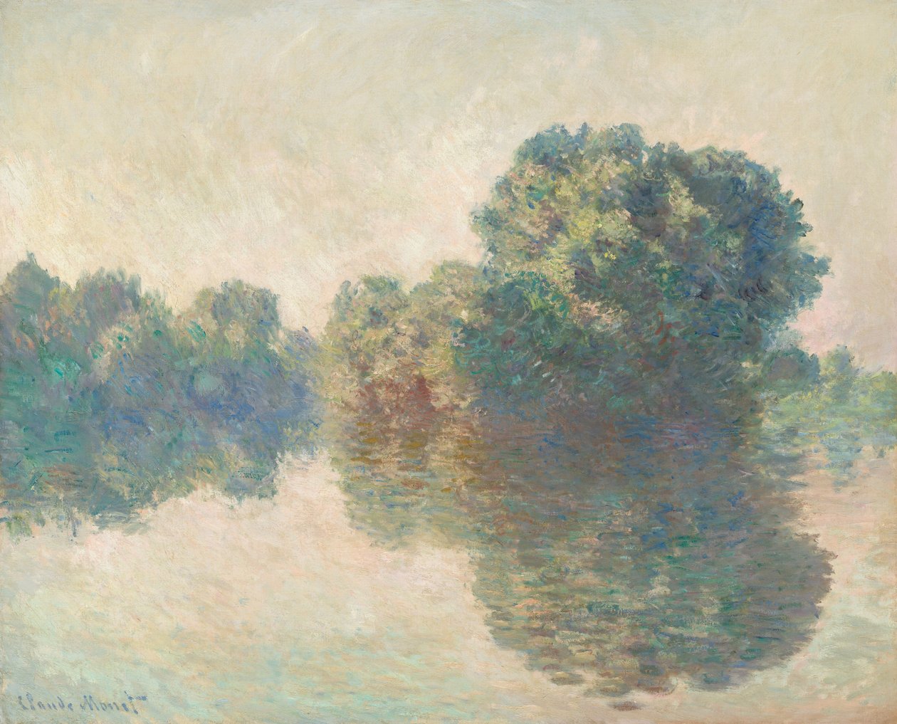 Seine Givernyssä tekijältä Claude Monet
