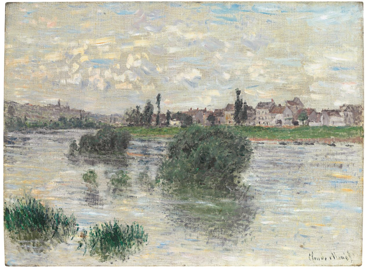 Seine Lavacourtissa, 1879 tekijältä Claude Monet