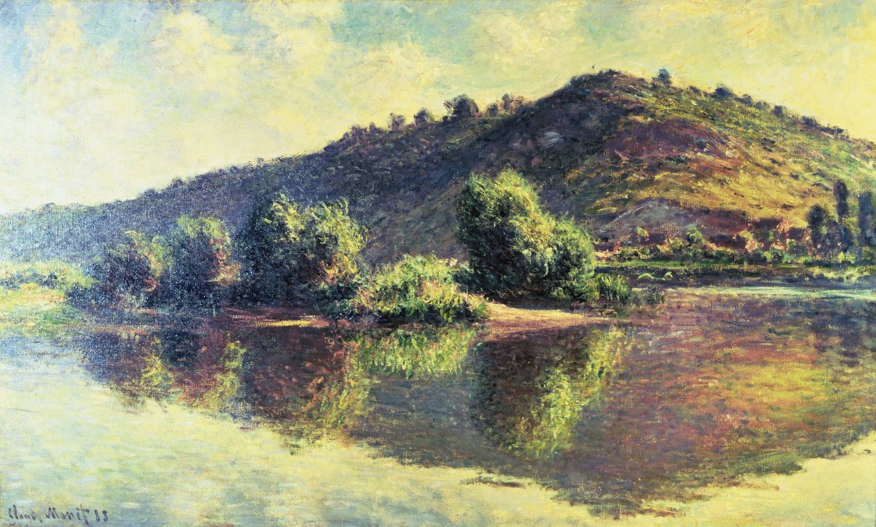 Seine Port-Villezissä, 1883 tekijältä Claude Monet