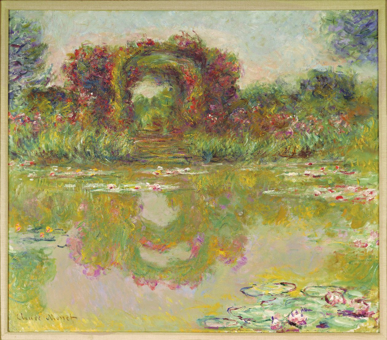 Ruusukaaret, Giverny tekijältä Claude Monet