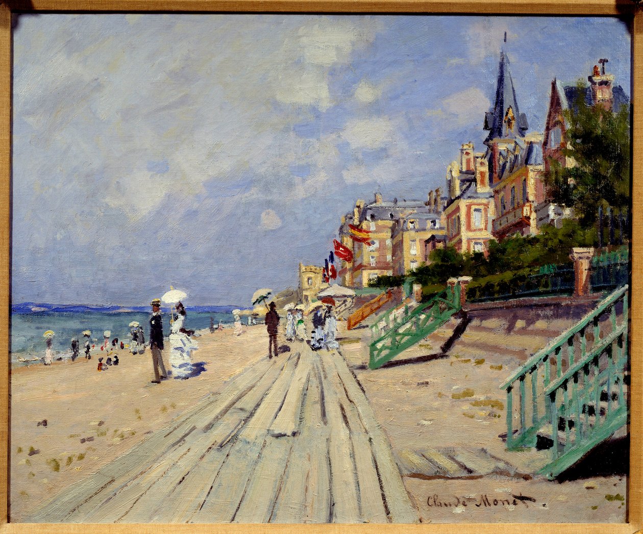 Trouvillen ranta. Claude Monet