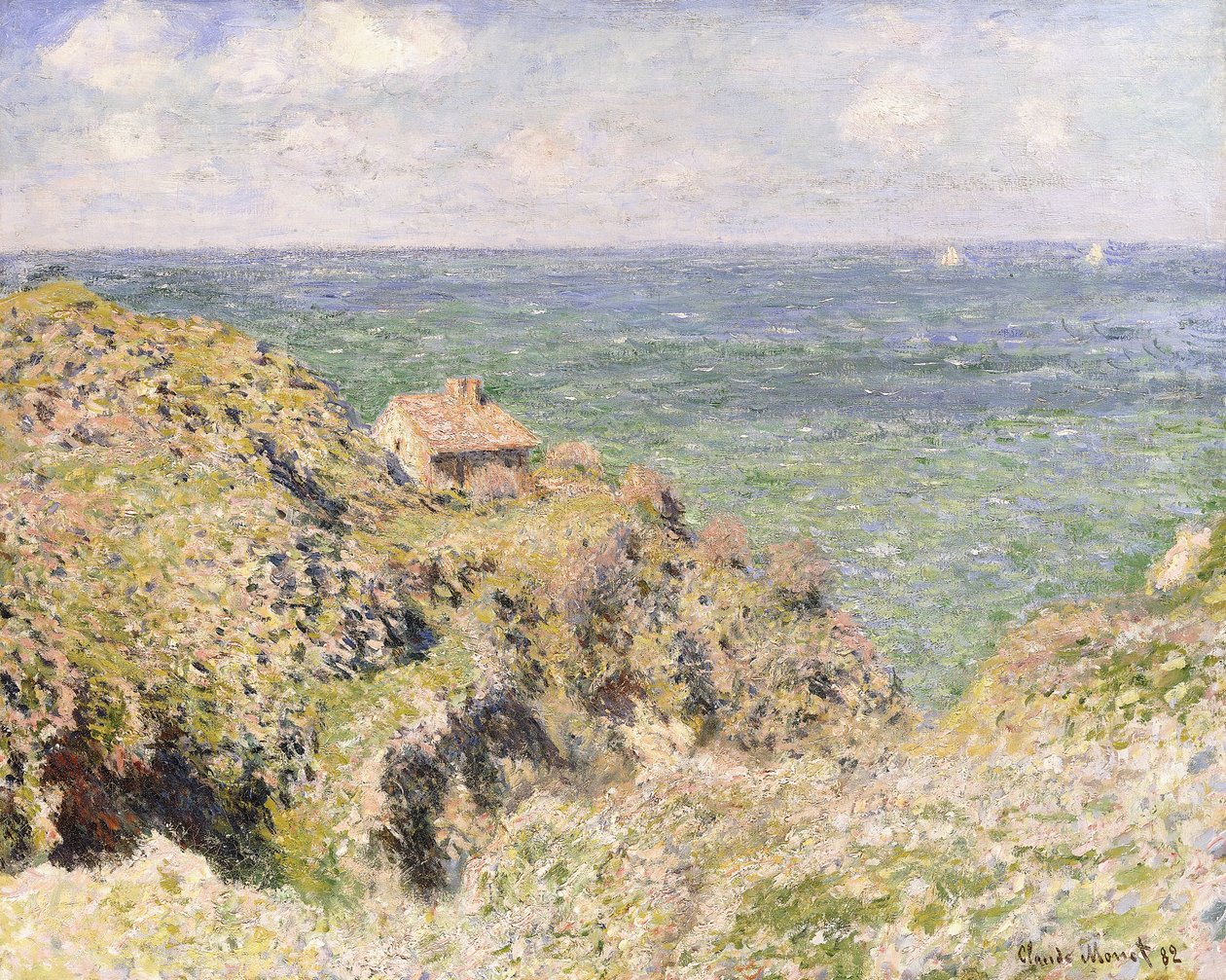 Varengevillen rotko, 1882 tekijältä Claude Monet