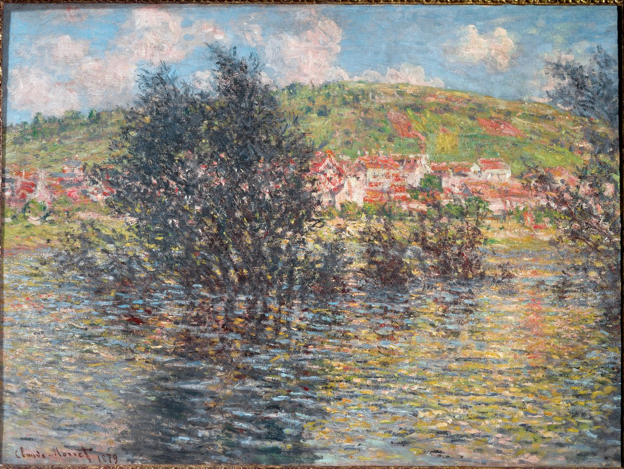 Vetheuil Lavacourtista katsottuna tekijältä Claude Monet