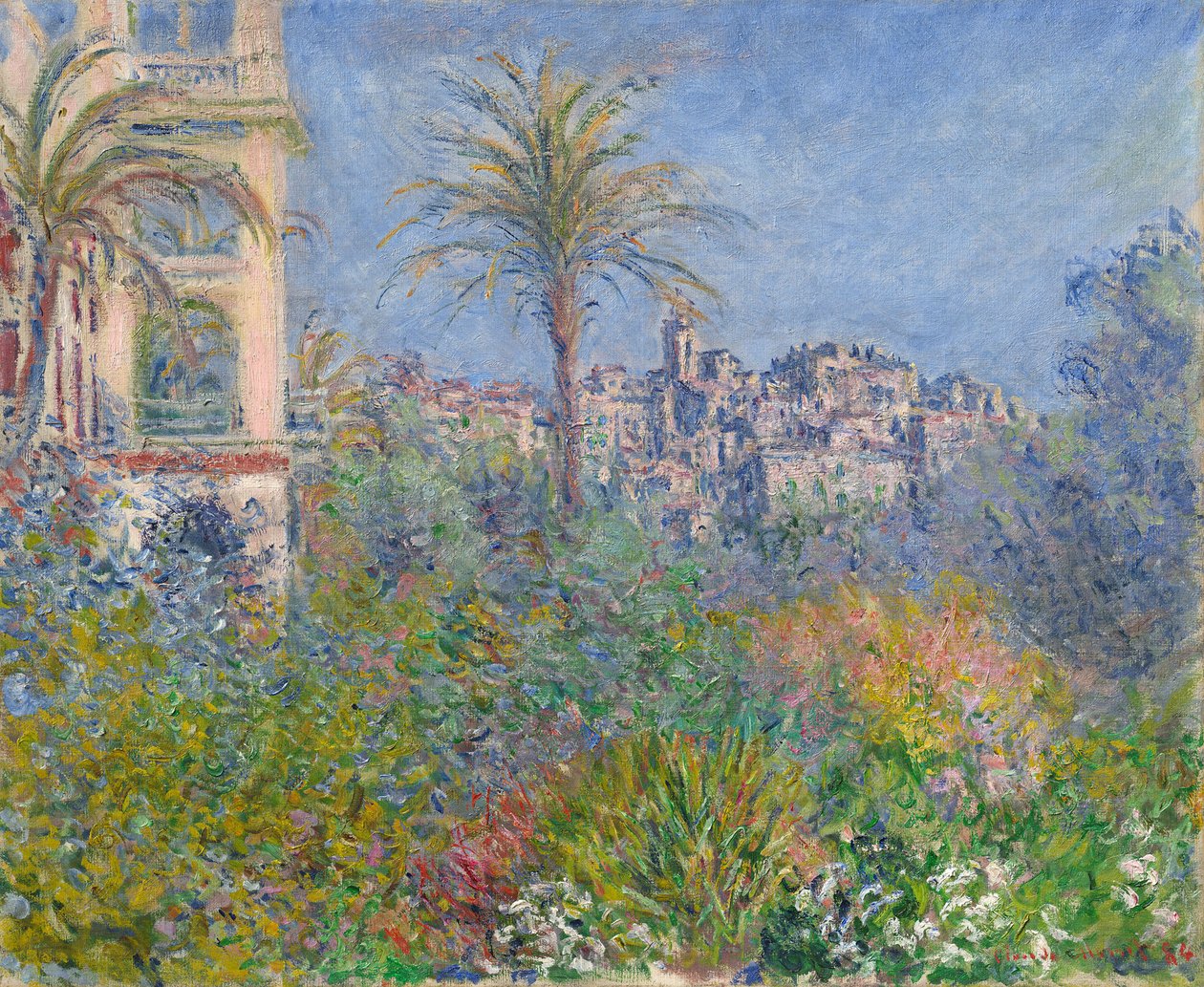 Huvilat Bordigherassa, 1884. tekijältä Claude Monet