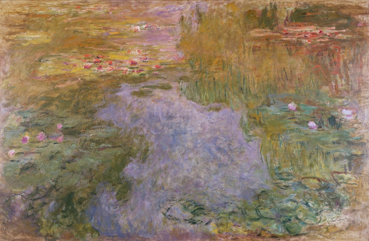 Vesililjat, 1919 tekijältä Claude Monet