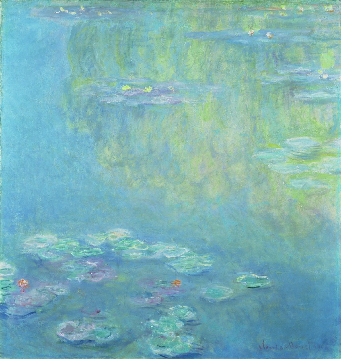 Lummet, 1906 tekijältä Claude Monet