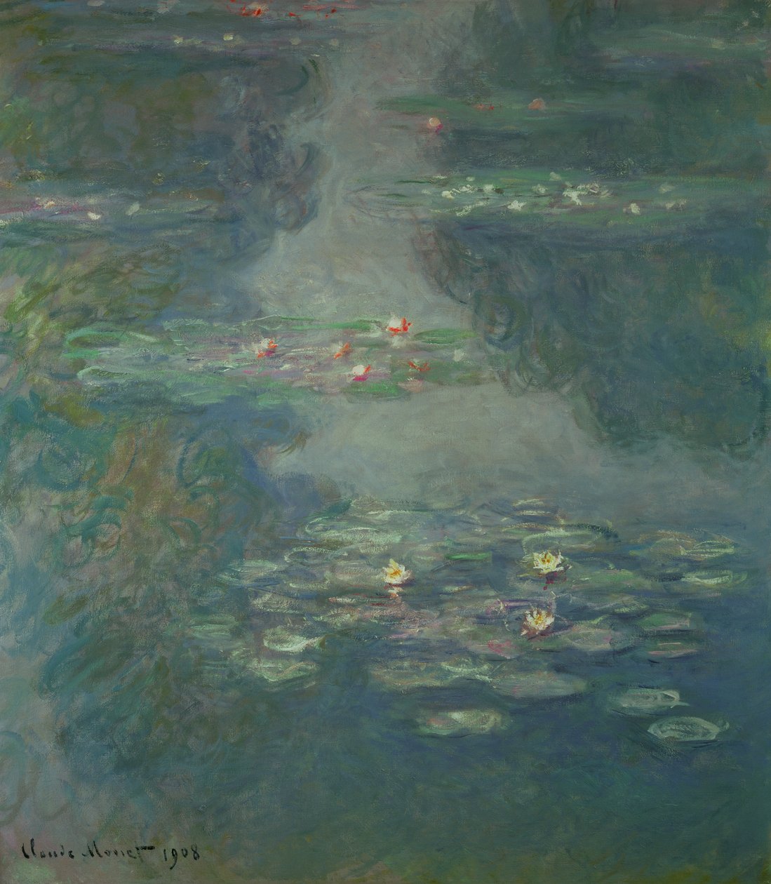Lummet, 1908 tekijältä Claude Monet