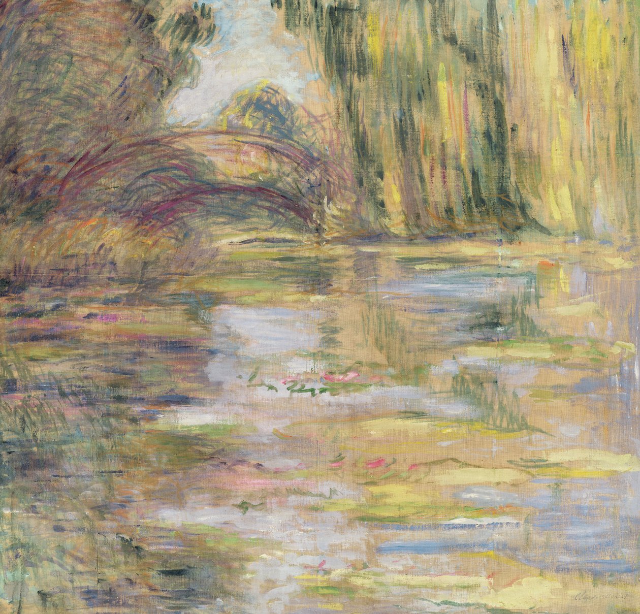 Lummelampi: Silta tekijältä Claude Monet