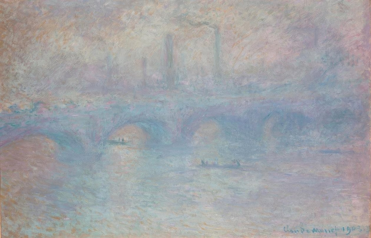 Waterloon silta. Sumu vaikutus tekijältä Claude Monet