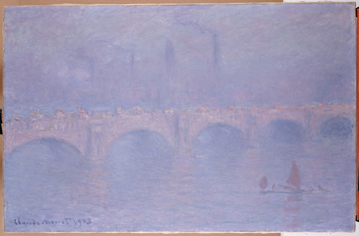 Waterloon silta, Hazy Sunshine tekijältä Claude Monet