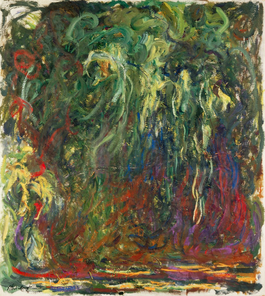 Itkevä paju, 1920-1922. tekijältä Claude Monet