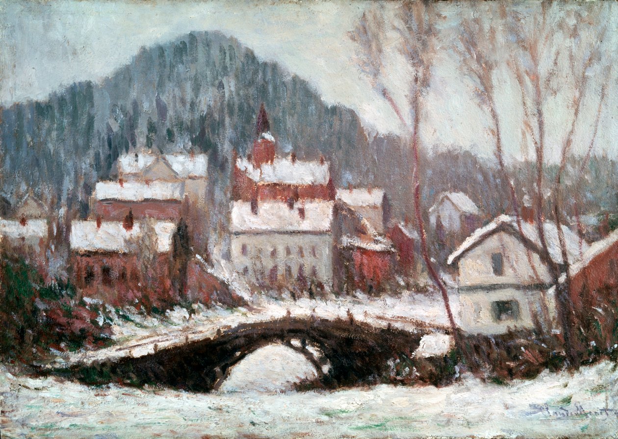 Talvimaisema, 1895. tekijältä Claude Monet