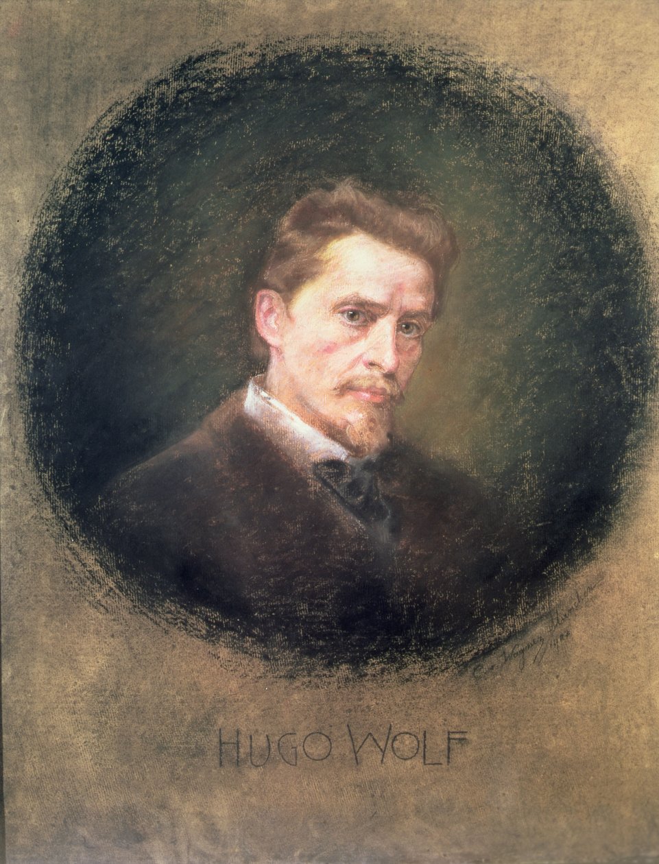 Hugo Wolf (1860-1903), 1902 (pastelli) tekijältä Clementine Wagner