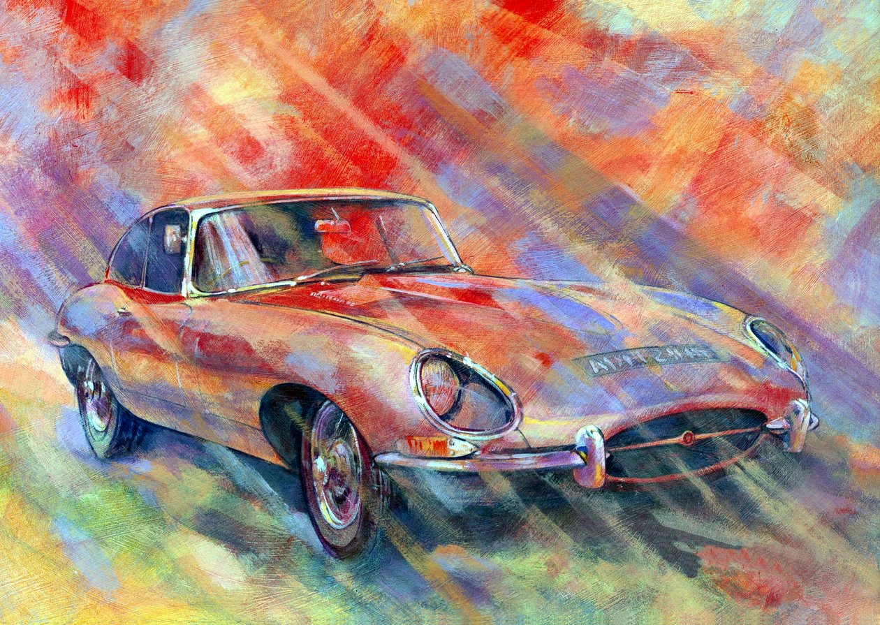 EType, 2007 (akryylia levyllä) tekijältä Clive Metcalfe