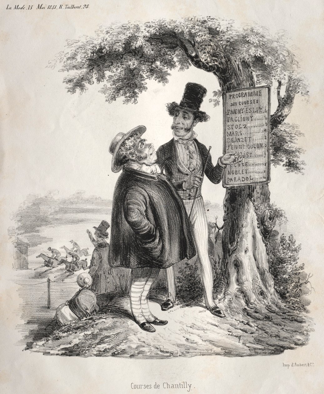 Chantillyn kurssit, 1841. tekijältä Clémente Pruche