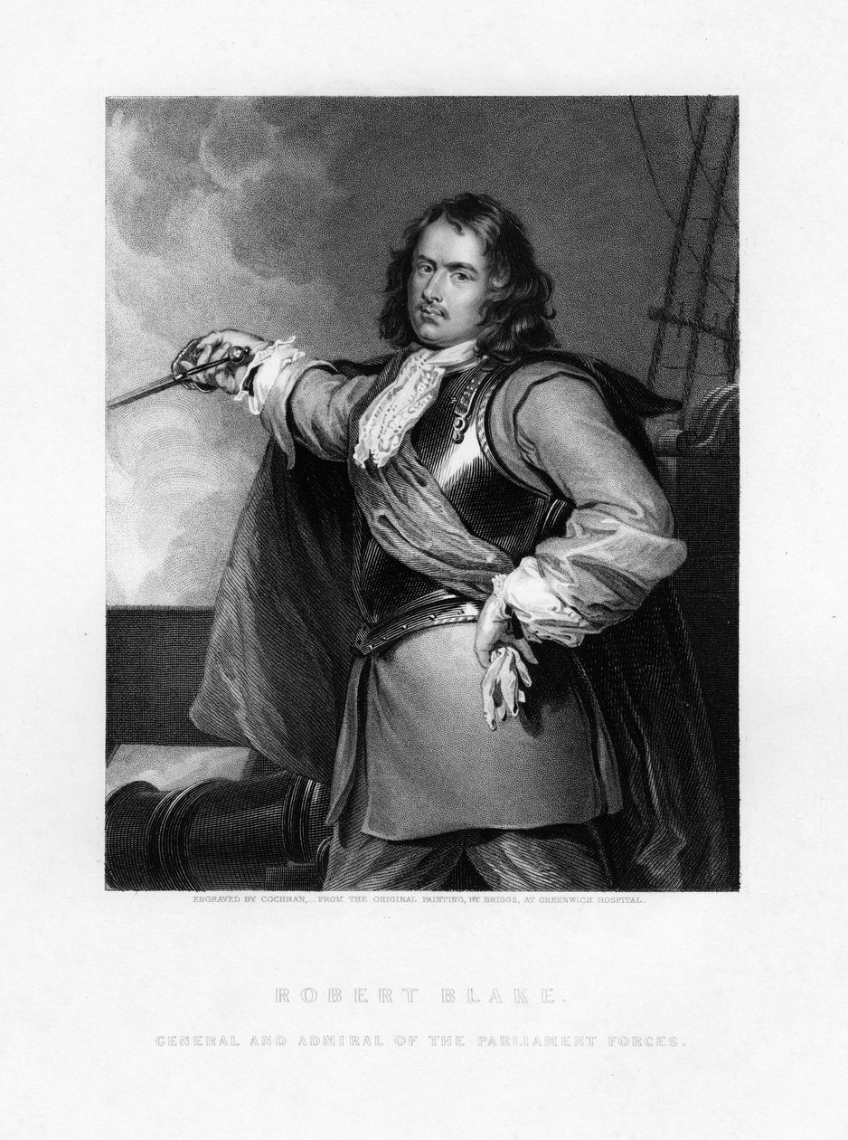 Robert Blake, englantilainen amiraali, 1836 tekijältä Cochran
