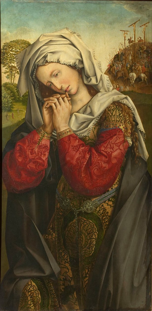 Surullinen Maria Magdaleena, n. 1500. tekijältä Colijn de Coter