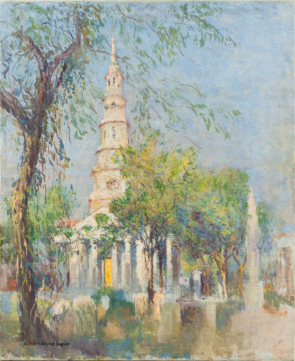 Pyhän Philipsin kirkko, Charleston tekijältä Colin Campbell Cooper