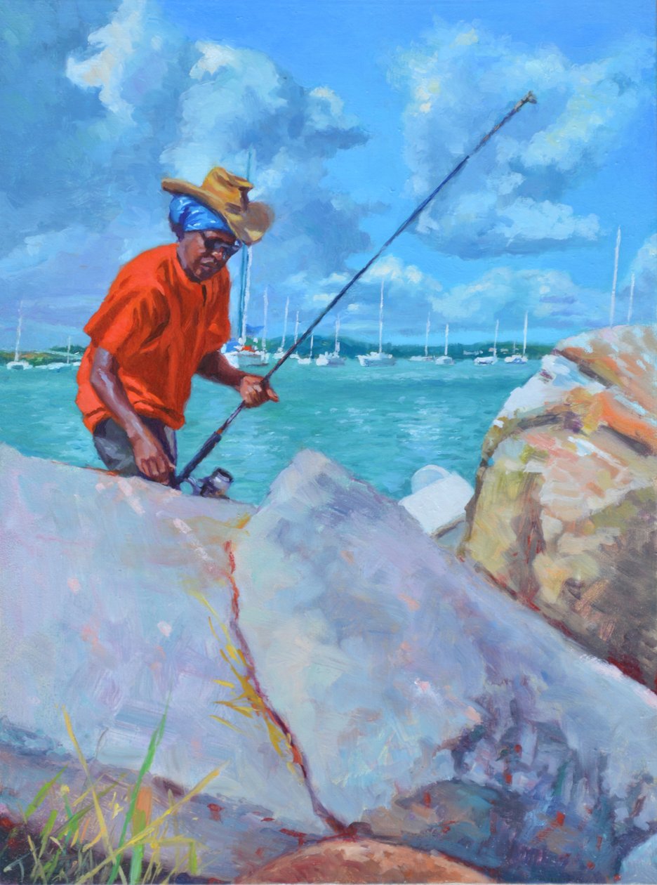 Punainen kalastaja, 2019 tekijältä Colin Bootman
