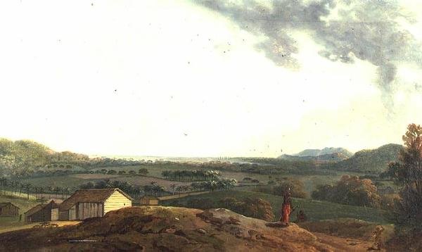 Länsi-Intian näkymä tekijältä Colonial School