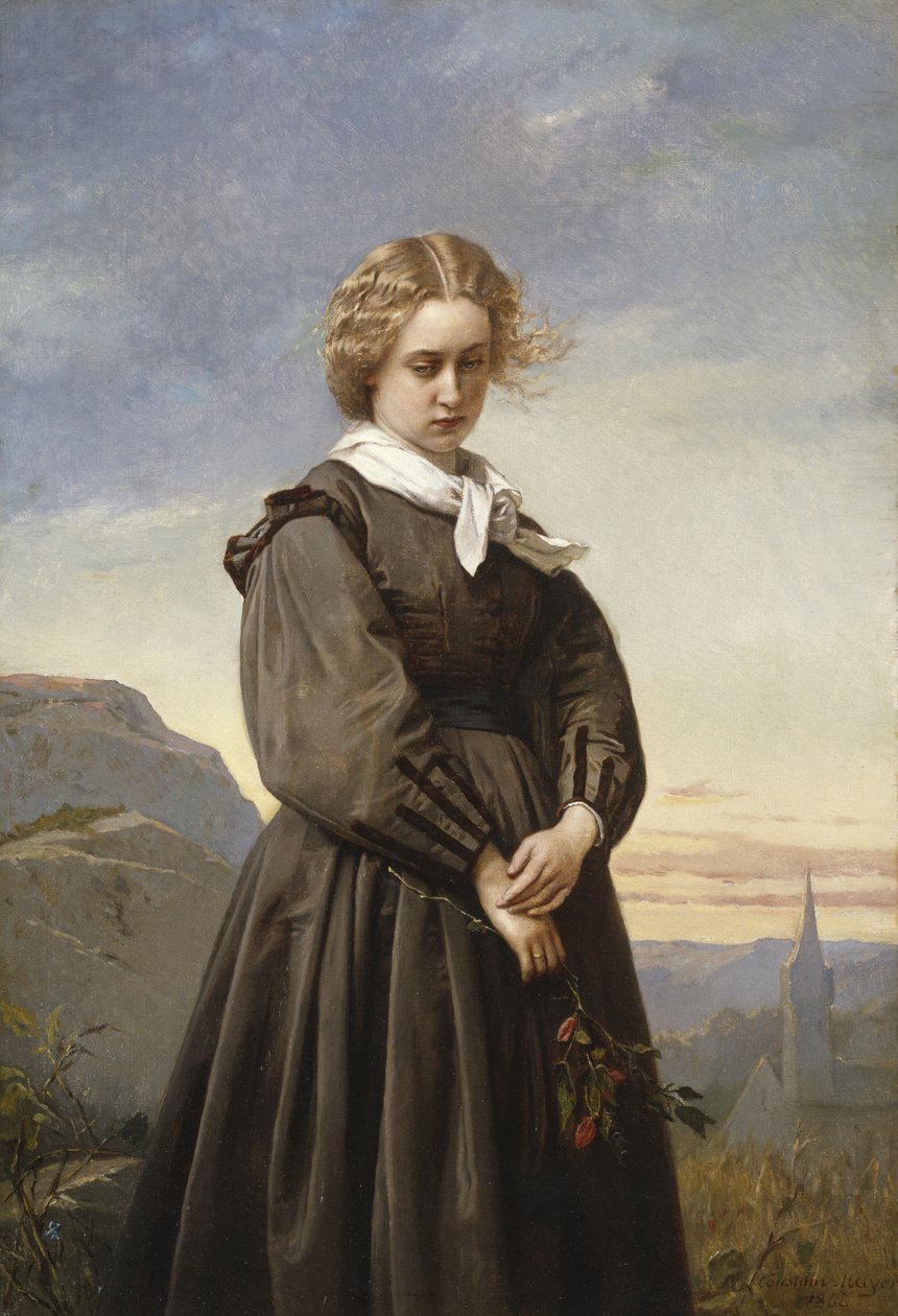 Rakkauden melankolia, 1866 tekijältä Constant Mayer