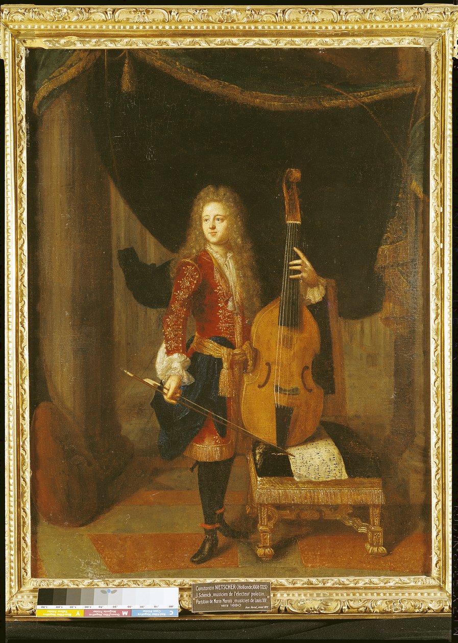Johann Schenckin muotokuva (1660-1712) tekijältä Constantin Netscher