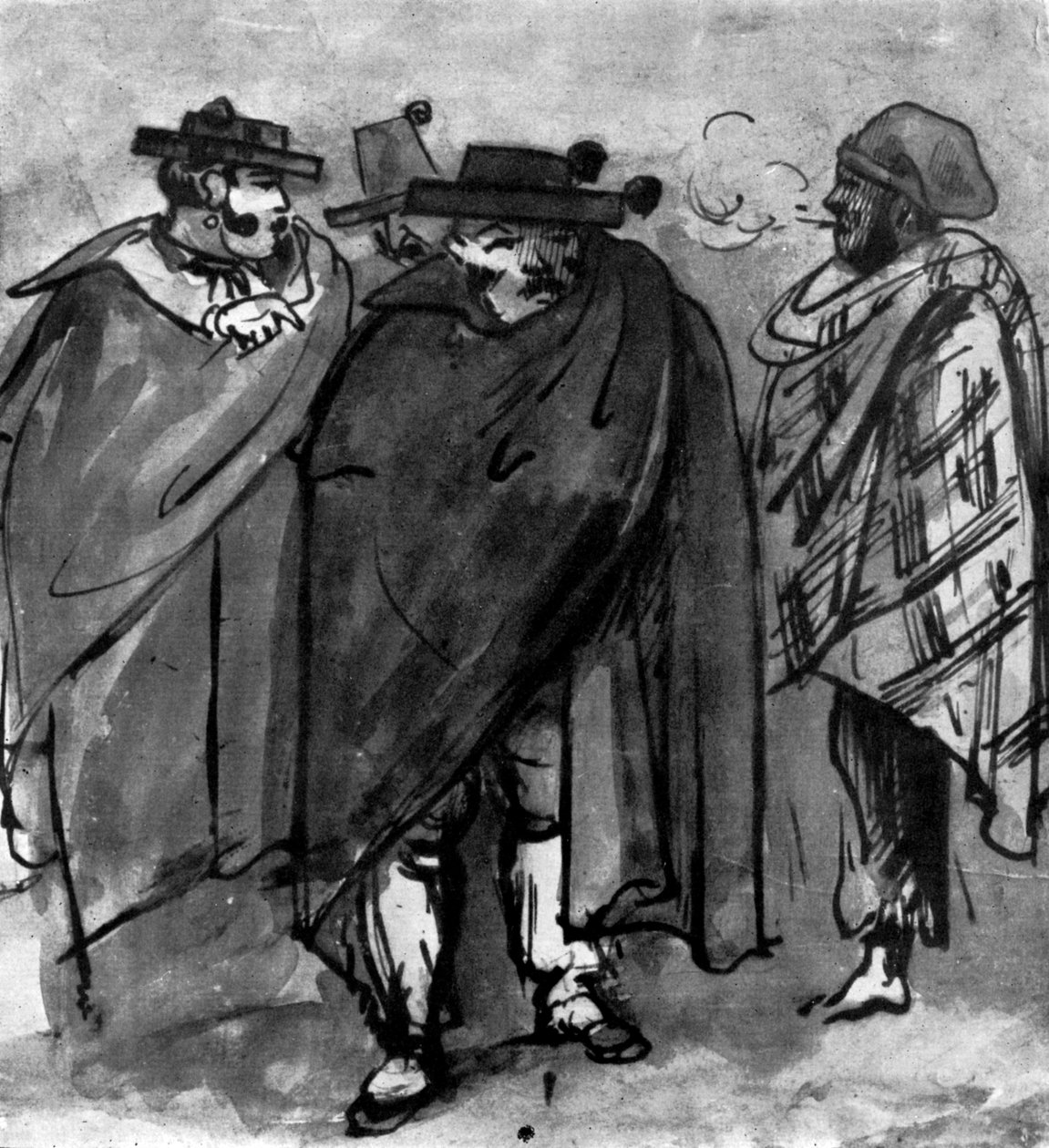 espanjalaiset, 1930 tekijältä Constantin Guys