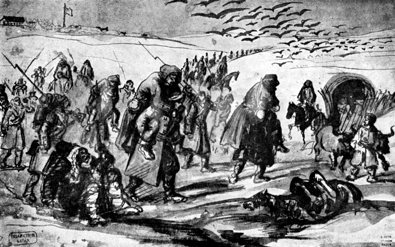 Perääntyminen, Krimin sota, 1800-luku, 1930. tekijältä Constantin Guys