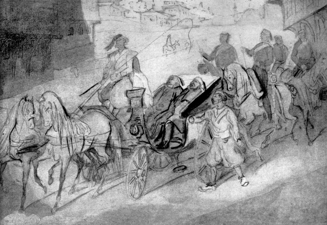 Turkin viranomaiset, 1930 tekijältä Constantin Guys