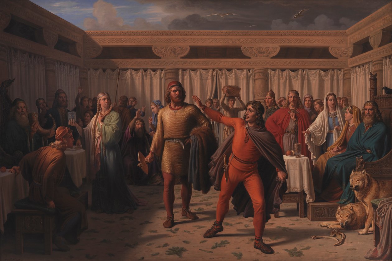Ægirsin juhla, 1857 tekijältä Constantin Hansen